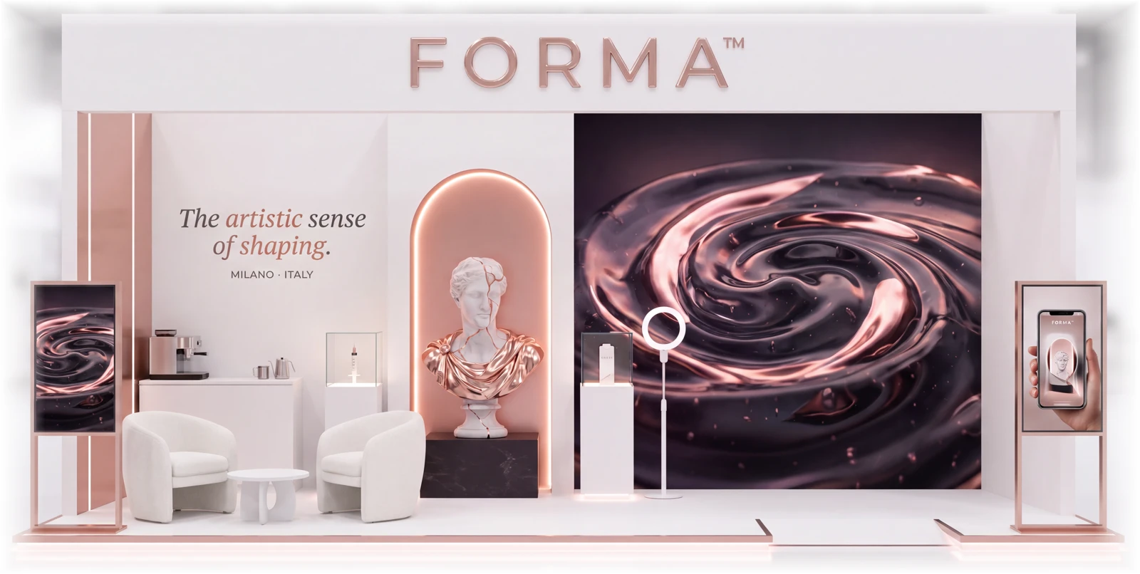 FORMA stand at Dubai Derma 2026